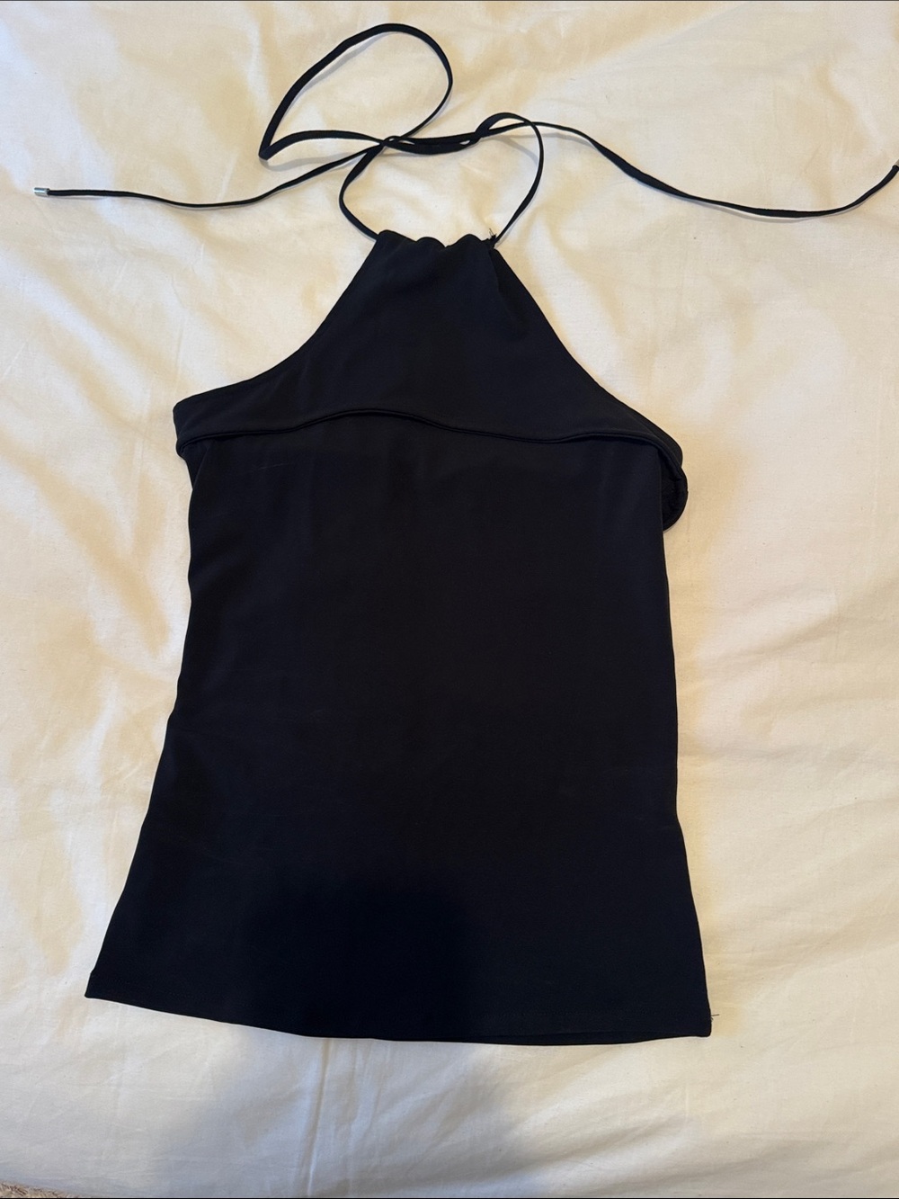 Zara Black Halter Neck Women’s Tank Top